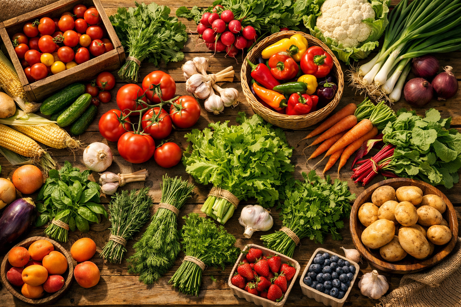 Frische Marktprodukte